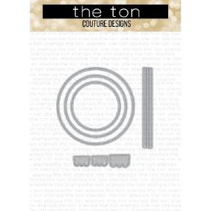 The Ton Stamps Confetti Shapes Circle Coordinating Dies Outlet Geniue Stockist