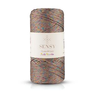 Sensy Premium 1.5mm Multi Sparkle - 164 yards 100% Polyester Macrame Cord Buy