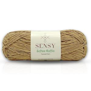 Sensy Softee Raffia Twisted Yarn, 3.5 oz, 109 Yards, 100% Polyester, Gauge 4 Medium Outlet Manchester