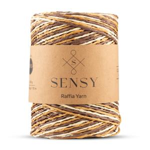 Sensy Premium 185 yards 0 Paper Multi-Color Raffia Yarn Cheap Fake