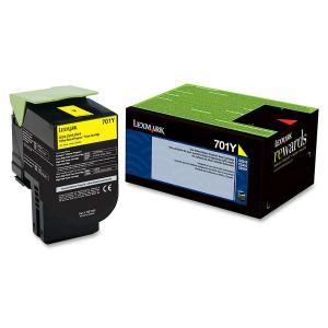 Lexmark 701Y Toner Cartridge 70C10Y0 Outlet Where Can You Find