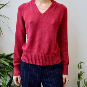 Cranberry Cotton Knit Outlet Order