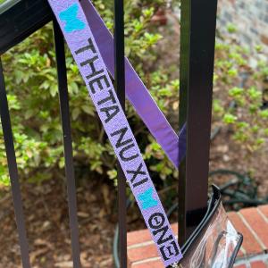 Theta Nu Xi - Beaded Purse Strap, Strap Only (SALE) Clearance Hot Sale