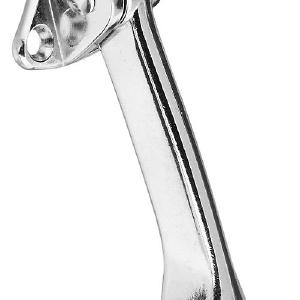 National Hardware N184-275 V238 Kickdown Door Stop, 4", Chrome Clearance Pictures