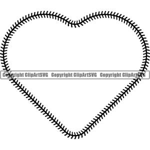 Baseball Stitches Frame Border Design Element ClipArt SVG Extremely Cheap Online