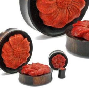 Carved RED CORAL FLOWER Face Organic Jewelry - 8mm - 50mm Price Per 1 Cheapest Sale Online