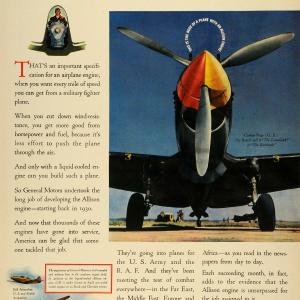 1942 Ad Curtiss P-40 Tomahawk Allison Engines Airplane Bell Airacobra LF4 Cheap Sale Big Sale