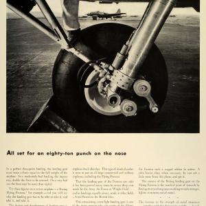 1942 Ad Boeing Flying Fortress WWII War Airplanes Aviation Army Wright Air FZ4 Buy Cheap Footlocker Finishline