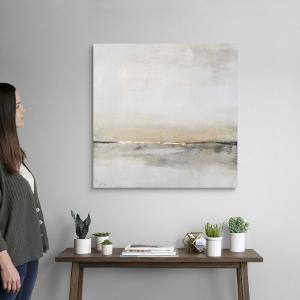 30" H x 30" W x 1.25" D Horizontal Flow I by Timothy O' Toole - Painting on Canvas With Credit Card Cheap Online