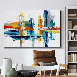 36" H x 24" W x 1.5" D Captive Color III - Wrapped Canvas Print Free Shipping Classic