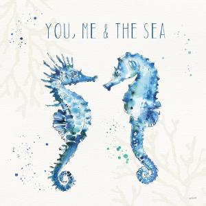 30" H x 30" W x 1" D Deep Sea III by Anne Tavoletti  Wrapped Canvas Painting Clearance Good Selling