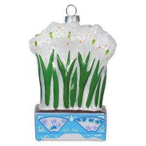 Blue Potted Paperwhite Flowers Ornament Discount Best Place