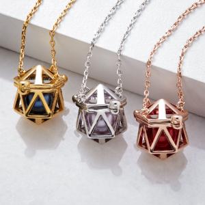 Caged Interchangeable Pearl Necklace Best Store To Get Cheap Online