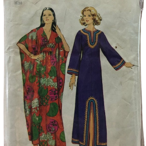 Vintage 70s Caftan Sewing Pattern Simplicity by Simplicity Cost Online