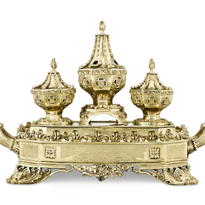 Silver Gilt Inkstand by William Bateman II Free Shipping Nicekicks