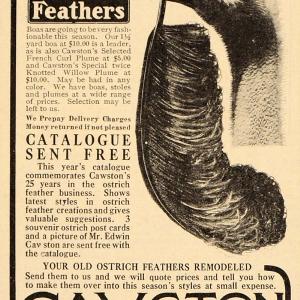 1911 Vintage Ad Cawston Ostrich Farm Feathers Boa Plume - ORIGINAL OLD3A Top Quality Online