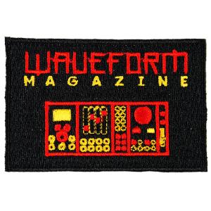 Waveform Magazine Iron-On Patch Cheap Low Shipping