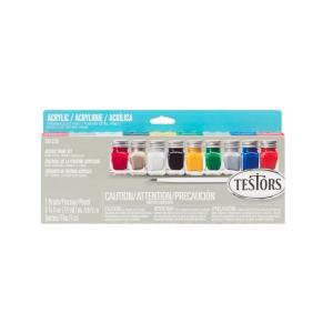 Testors 281235 9-Colors Acrylic Paint Set, 0.25 oz Buy Cheap Inexpensive