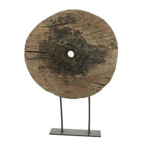 Wooden Wheel Sculpture Footlocker Pictures Cheap Online