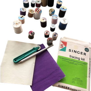 Vintage Singer Tracing Kit 6157 Lot Sewing Supply Wooden Mercerized Thread Coats Cheap Sale Professional