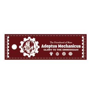Starforged: Imperial Armed Forces Moral Badge [Mechanicus] Soft Velcro Cheap Sale Newest