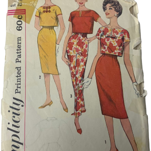 Vintage Simplicity 2998 Pattern Misses 10-18 Blouse Skirt High Waist Pants Cut by Simplicity Clearance Great Deals