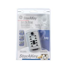 GE 001370 4-Digit Combination Key Safe, White Brand New Unisex