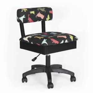 Arrow Hydraulic Sewing Chair in Black- Good Dog Free Shipping 100% Guaranteed