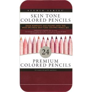 Skin Tone Colored Pencils 24pk Big Discount For Sale