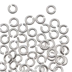 Sterling Silver Open Jump Rings 2.5mm 22 Gauge (20 pcs) Geniue Stockist