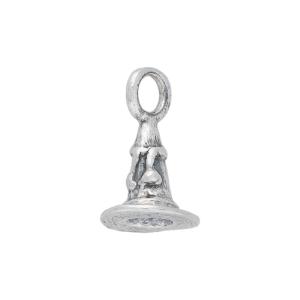 Sterling Silver Charm, Small Halloween Witch's Hat 11x7mm, 1 Piece Clearance Visit New