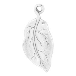 Sterling Silver Charm, Right Facing Leaf 18.5x8mm, 1 Piece Websites Online