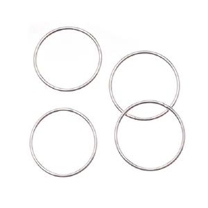 Sterling Silver Closed Jump Rings 17mm Links 18 Gauge (4 Pieces) Cheap With Credit Card