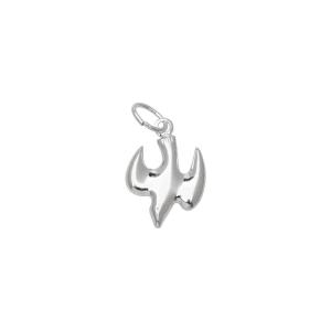 Sterling Silver Charm, Small Dove with Jump Ring 12.5x8.5mm (1 Piece) Free Shipping Online
