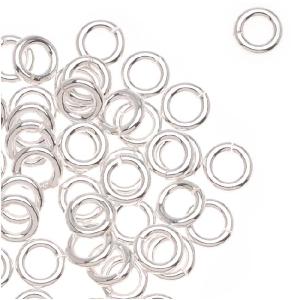 Sterling Silver Open Jump Rings 4mm 19 Gauge Heavy (25 pcs) Very Cheap Sale Online