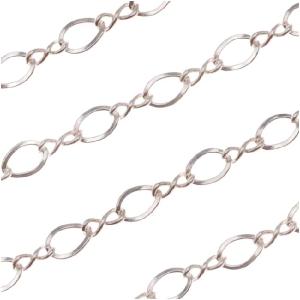 Sterling Silver Figure Eight Chain, 2.8mm, by the Foot Wholesale Pice Cheap Online