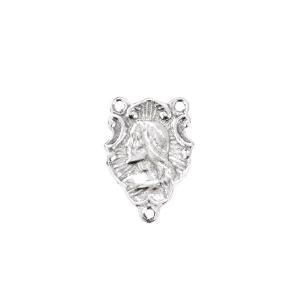 Sterling Silver Charm, Fancy Rosary Center 19x13.5mm, 1 Piece Sale Huge Surprise