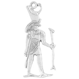 Sterling Silver Charm, Egyptian Horus 32x15mm, 1 Piece Outlet Pices