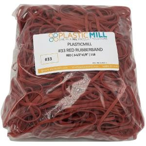 Rubber Bands #33: #33 Size, Red, 2LB/1000 Count. Outlet Cheap Pices