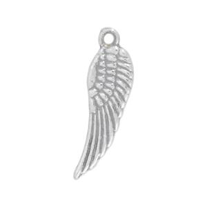 Sterling Silver Charm, Small Double Sided Wing Length 16mm, Width 5mm, 1 Piece Clearance Tumblr
