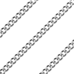 Stainless Steel Flattened Curb Chain, 3x2mm, by the Foot Buy Cheap Choice