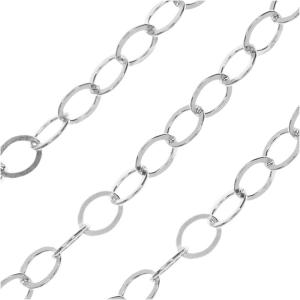 Sterling Silver Cable Chain, 3.2mm, by the Foot Cheap Pick A Best
