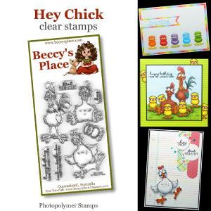 Beccy's place Hey Chick clear stamps Footlocker For Sale