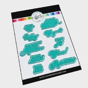 Catherine Pooler Cheers to You Hot Foil Plates and Dies Outlet Original