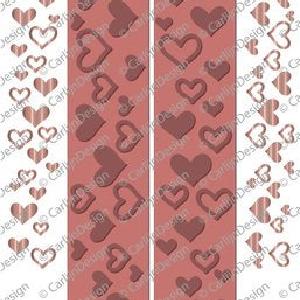 CarlijnDesign Hot Foil Stamp Coverplate Hearts (CDHF-0006) Online For Sale
