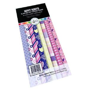 Catherine Pooler Designs Happy Hearts Slimline Patterned Paper Outlet Discount Authentic