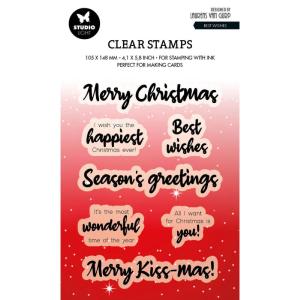 BL Clear Stamp Best Wishes By Laurens 131x90x3mm 7 PC nr.491 Stockist Online