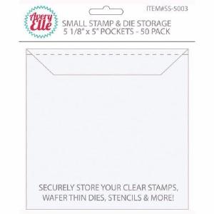 Avery Elle Stamp & Die Storage Pockets 50/Pkg Small 5"X5" Best Sale Online