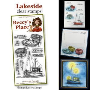 Beccy's place Lakeside clear stamps Clearance Low Pice Fee Shipping