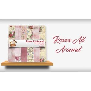 Bob N Betty Roses All Around 12'x12' Paper Pad Largest Supplier Online